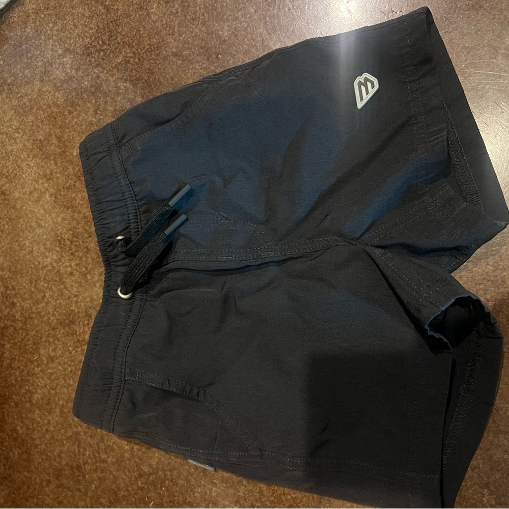 Black Burlebo Shorts with Logo